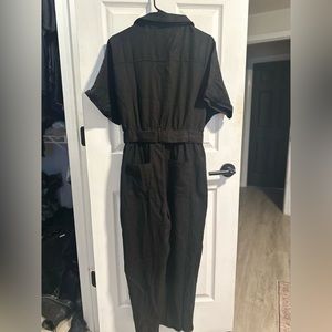 Black Baltic born Dallas Button Up Jumpsuit